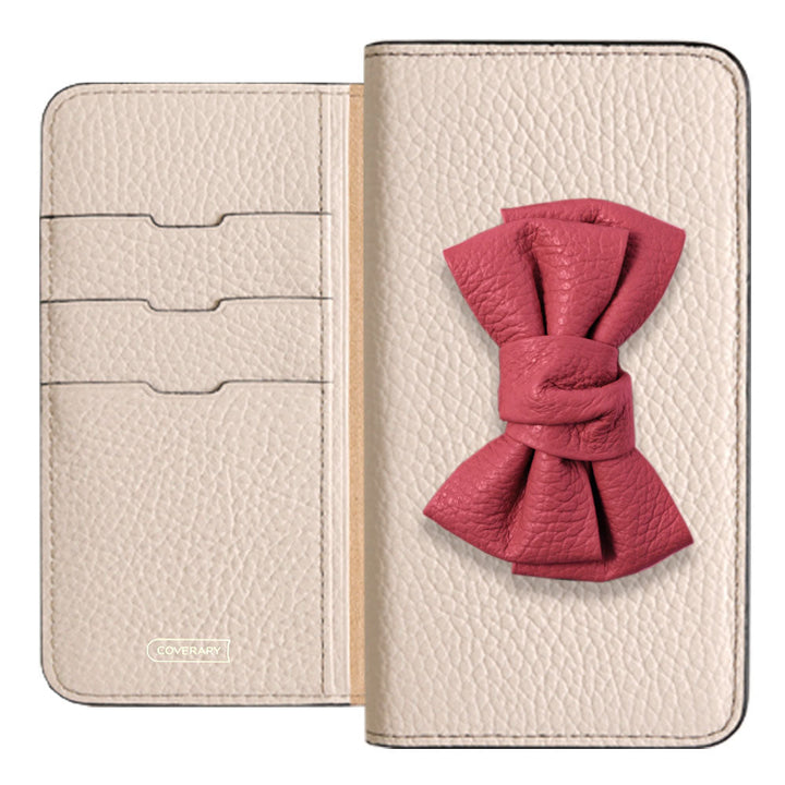 Cuir véritable 32 couleurs cuir italien grainé double nœud décor étui portefeuille série Google Pixel