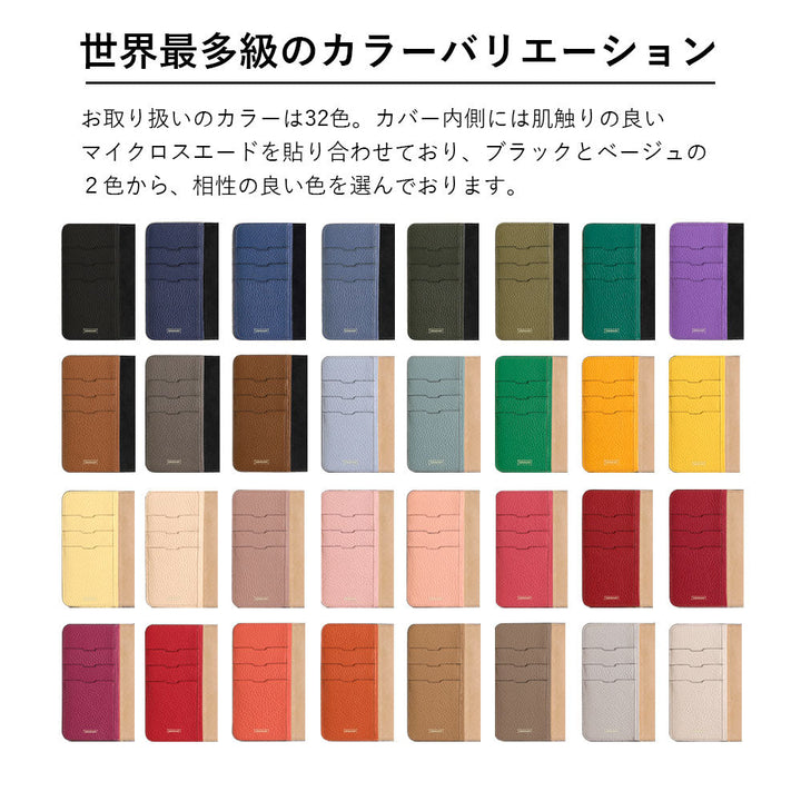 Cuir véritable 32 couleurs cuir italien grainé cadre pierre décor étui portefeuille pour série iPhone