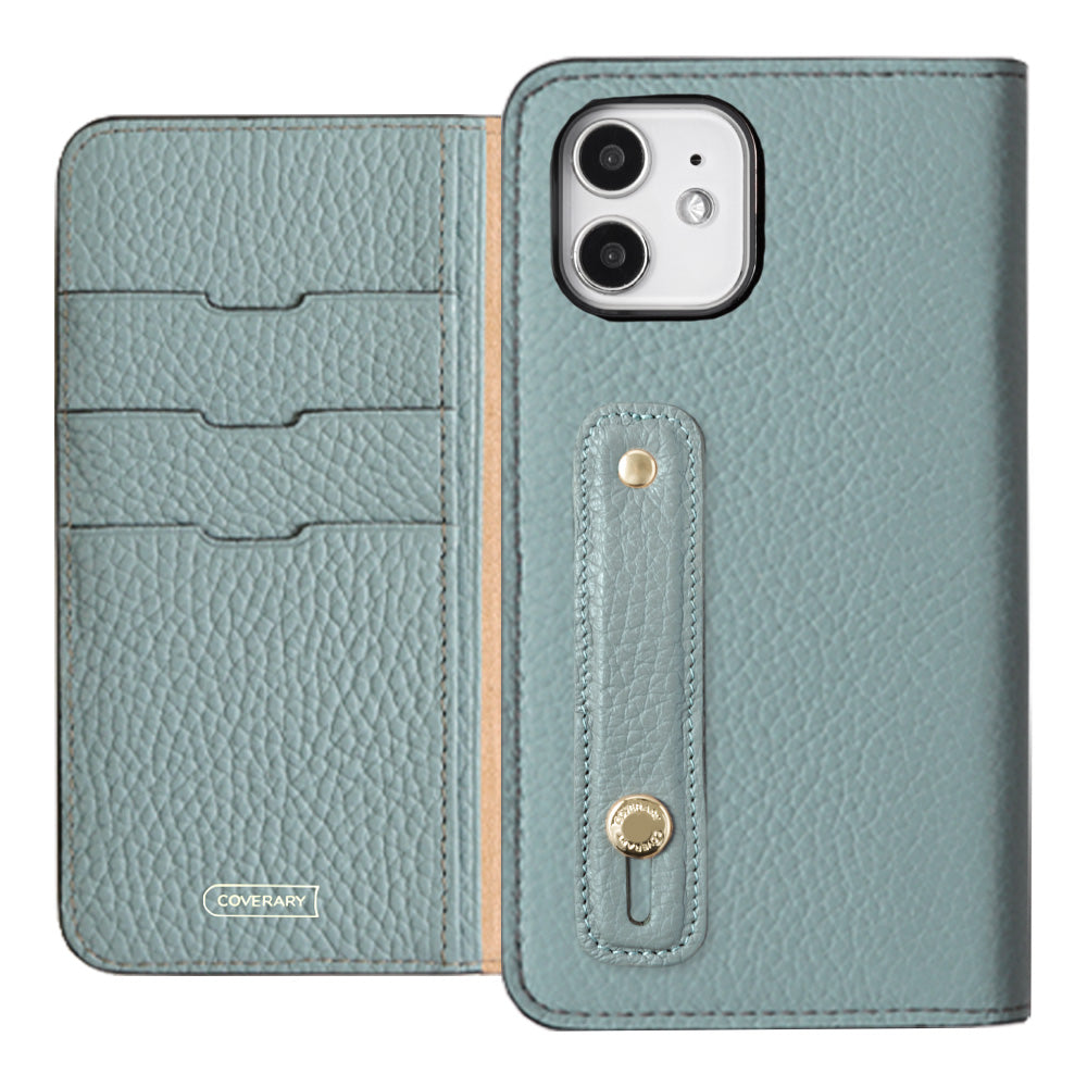 Genuine leather 32 colors Italian shrink leather with finger belt notebook-style case for Google Pixel series