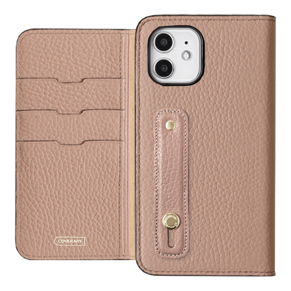 Genuine leather 32 colors Italian shrink leather with finger belt notebook-style case for Google Pixel series