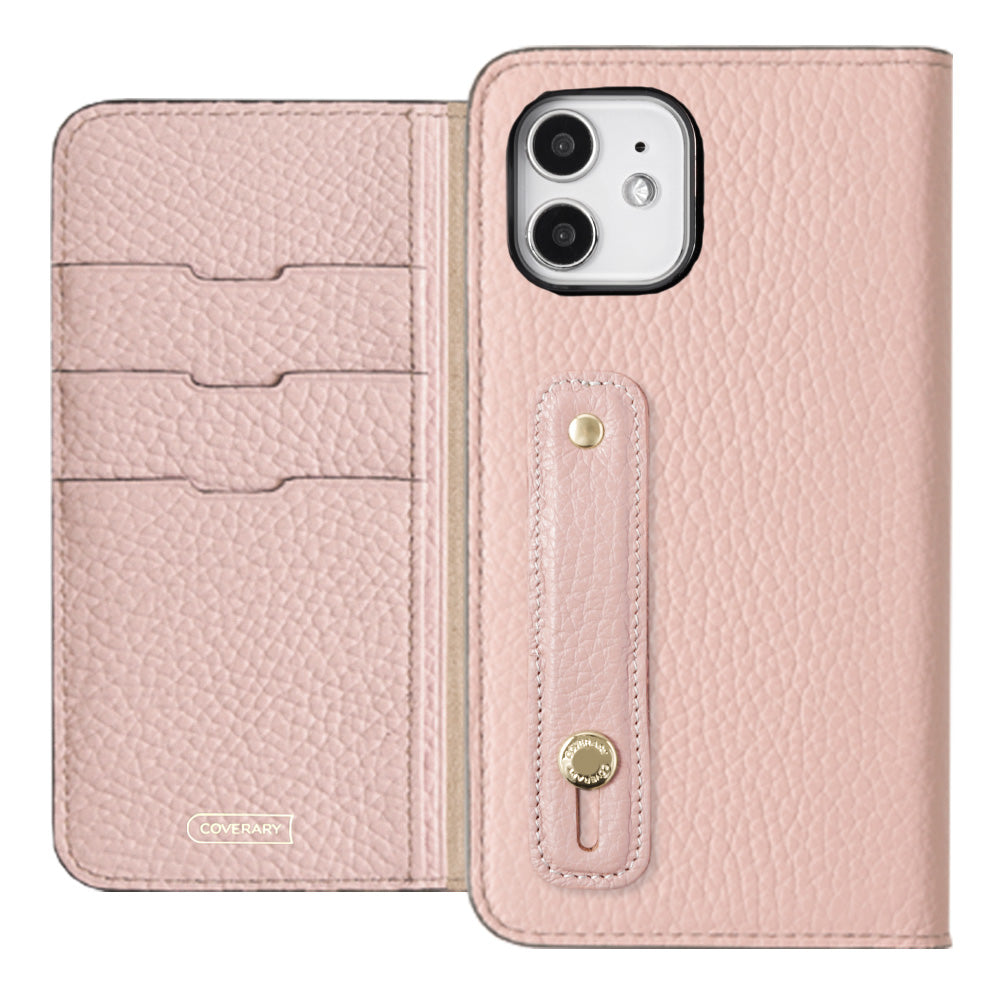 Genuine leather 32 colors Italian shrink leather with finger belt notebook-style case for Google Pixel series