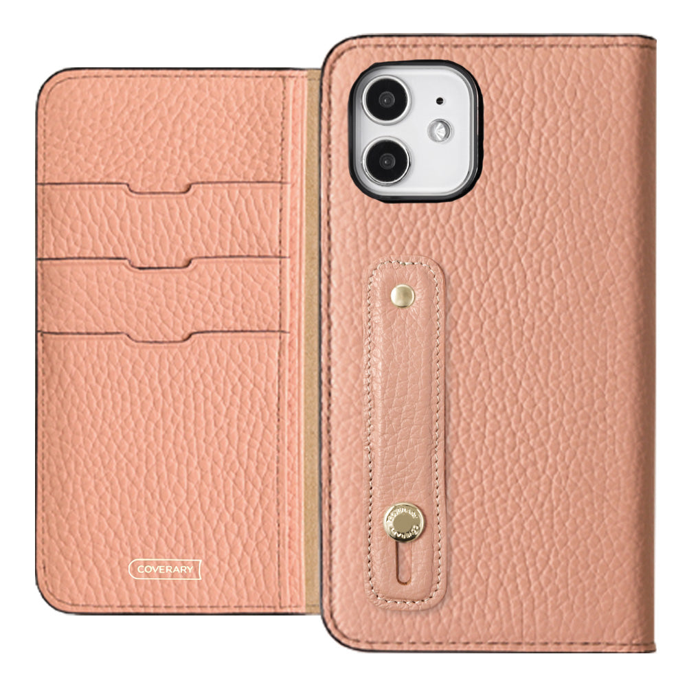 Genuine leather 32 colors Italian shrink leather with finger belt notebook-style case for Google Pixel series