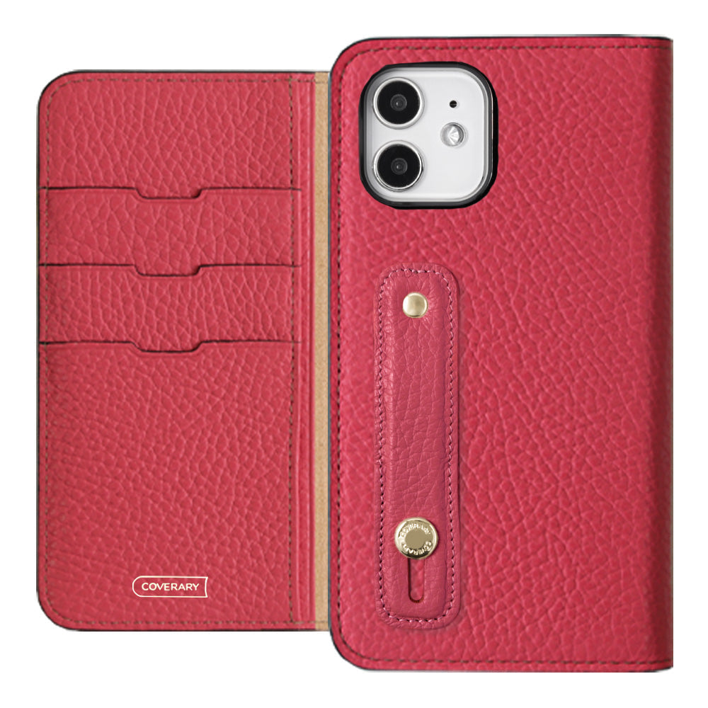 Genuine leather 32 colors Italian shrink leather with finger belt notebook-style case for Google Pixel series