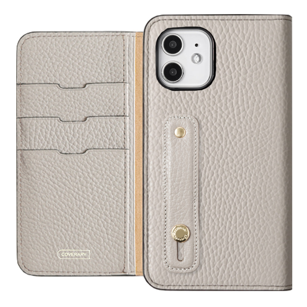 Genuine leather 32 colors Italian shrink leather with finger belt notebook-style case for Google Pixel series