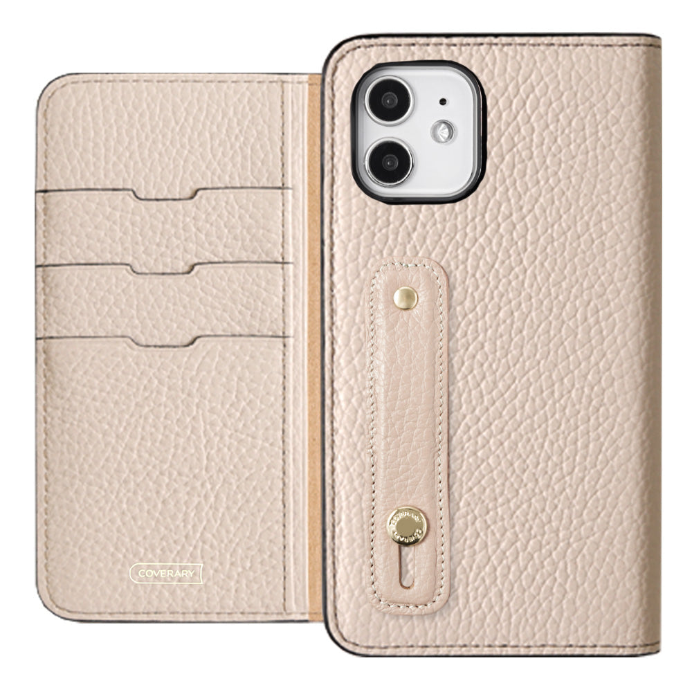 Genuine leather 32 colors Italian shrink leather with finger belt notebook-style case for Google Pixel series