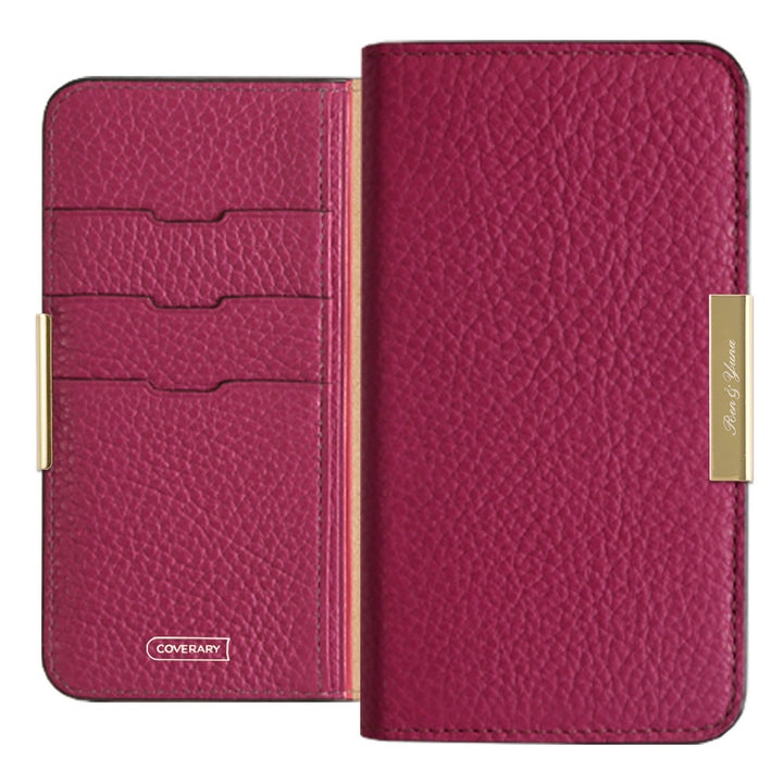 Cuir véritable 32 couleurs cuir italien grainé gravure laser cadre doré décoration étui portefeuille