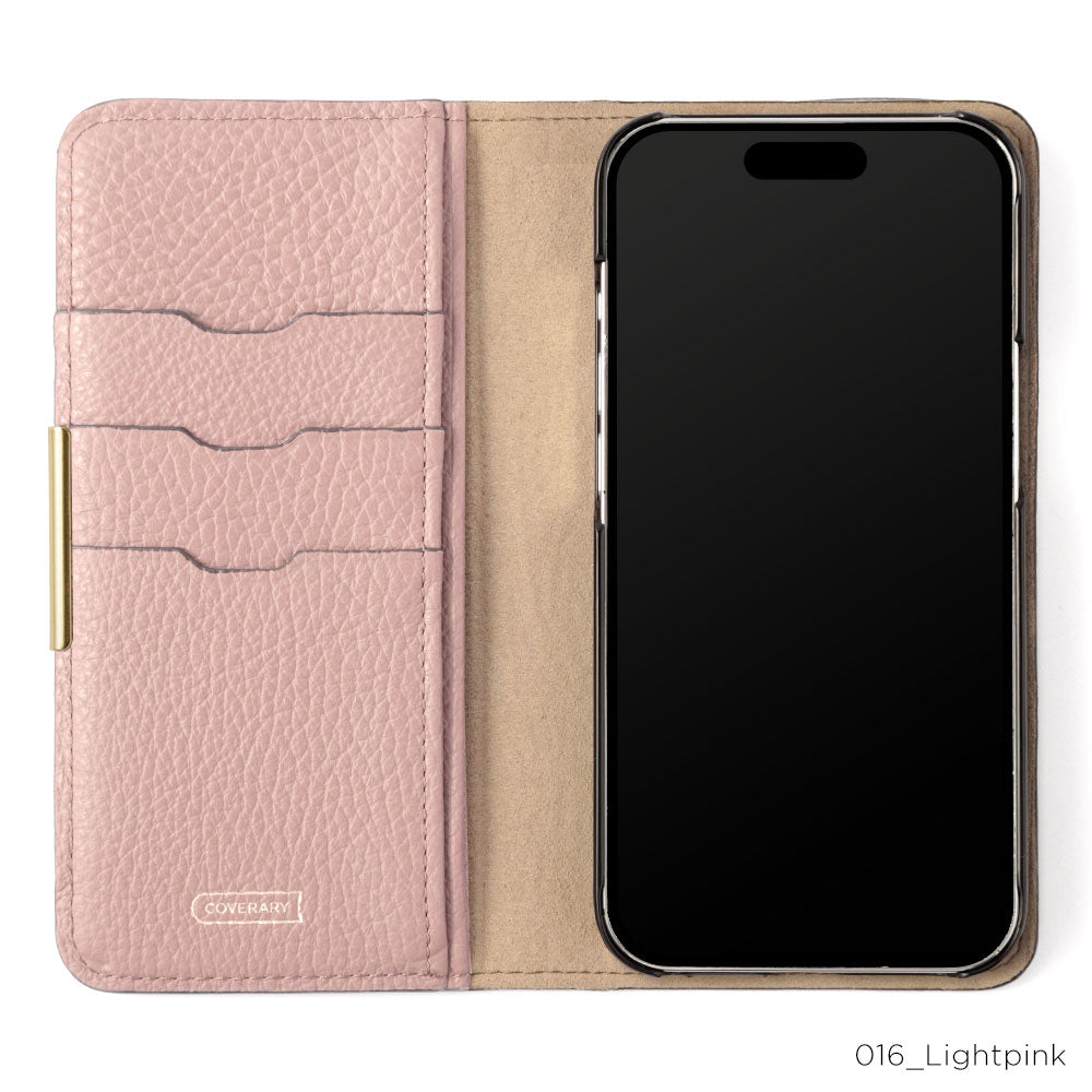 Cuir véritable 32 couleurs Cuir italien grainé Cadre perlé décor Étui portefeuille