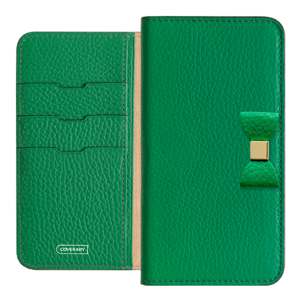 Cuir véritable 32 couleurs cuir italien grainé Choix de décoration ruban Étui portefeuille Série Google Pixel