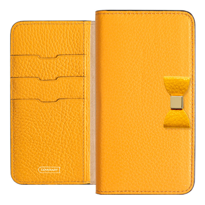 Cuir véritable 32 couleurs cuir italien grainé Choix de décoration ruban Étui portefeuille Série Google Pixel