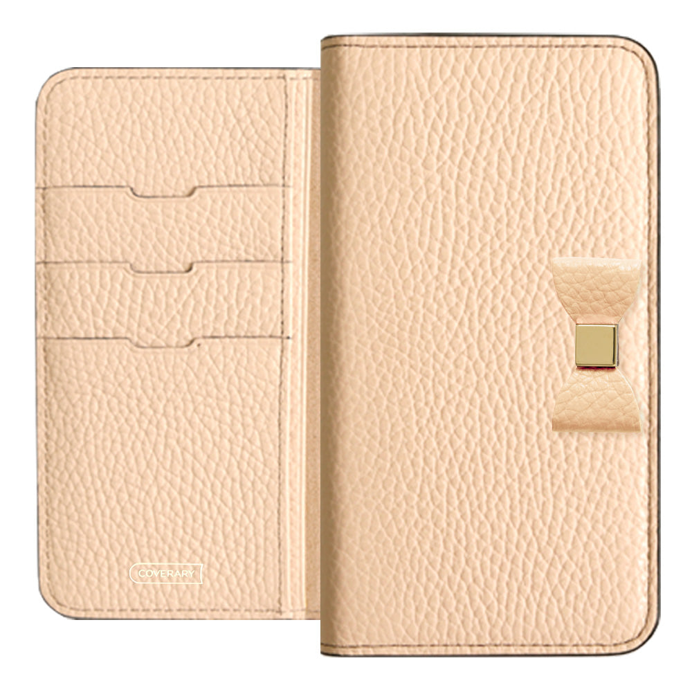 Cuir véritable 32 couleurs cuir italien grainé Choix de décoration ruban Étui portefeuille Série Google Pixel