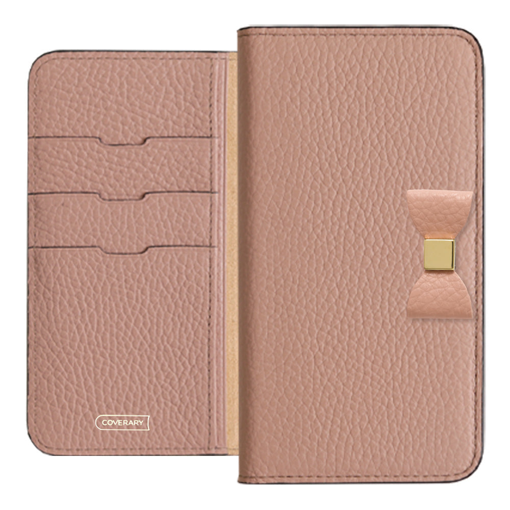 Cuir véritable 32 couleurs cuir italien grainé Choix de décoration ruban Étui portefeuille Série Google Pixel