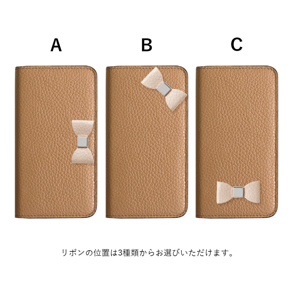 Cuir véritable 32 couleurs Cuir italien grainé Choix de décoration ruban Étui portefeuille Série AQUOS