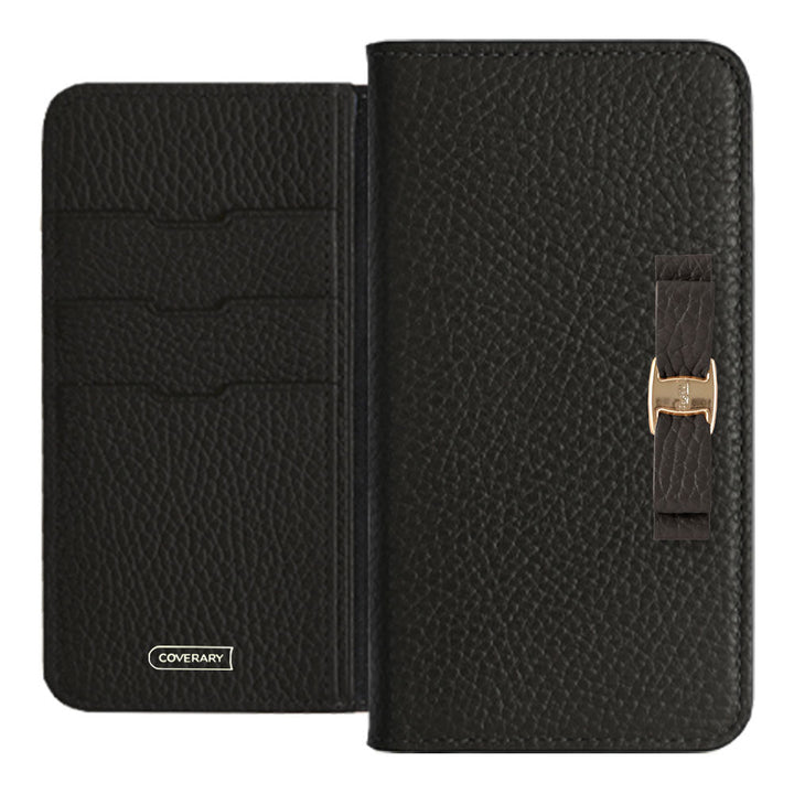 Genuine leather 32 colors Italian shrink leather simple ribbon decoration notebook-style case Google Pixel series