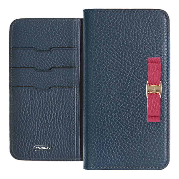 Genuine leather 32 colors Italian shrink leather simple ribbon decoration notebook-style case Google Pixel series