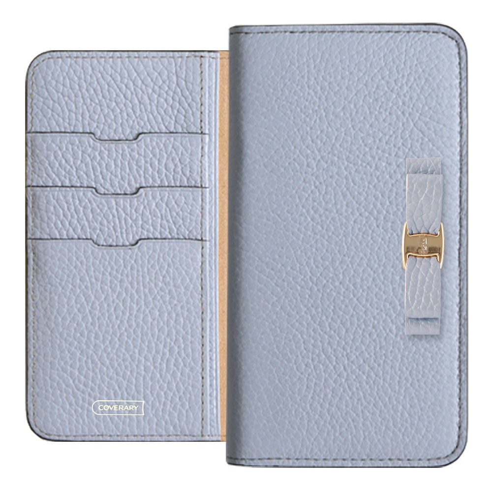 Genuine leather 32 colors Italian shrink leather simple ribbon decoration notebook-style case Google Pixel series