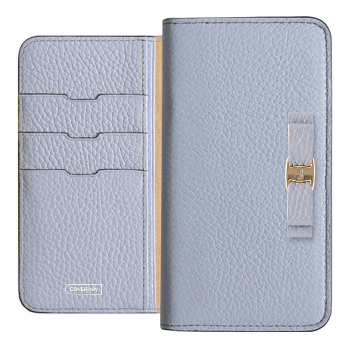 Genuine leather 32 colors Italian shrink leather simple ribbon decoration notebook-style case Google Pixel series