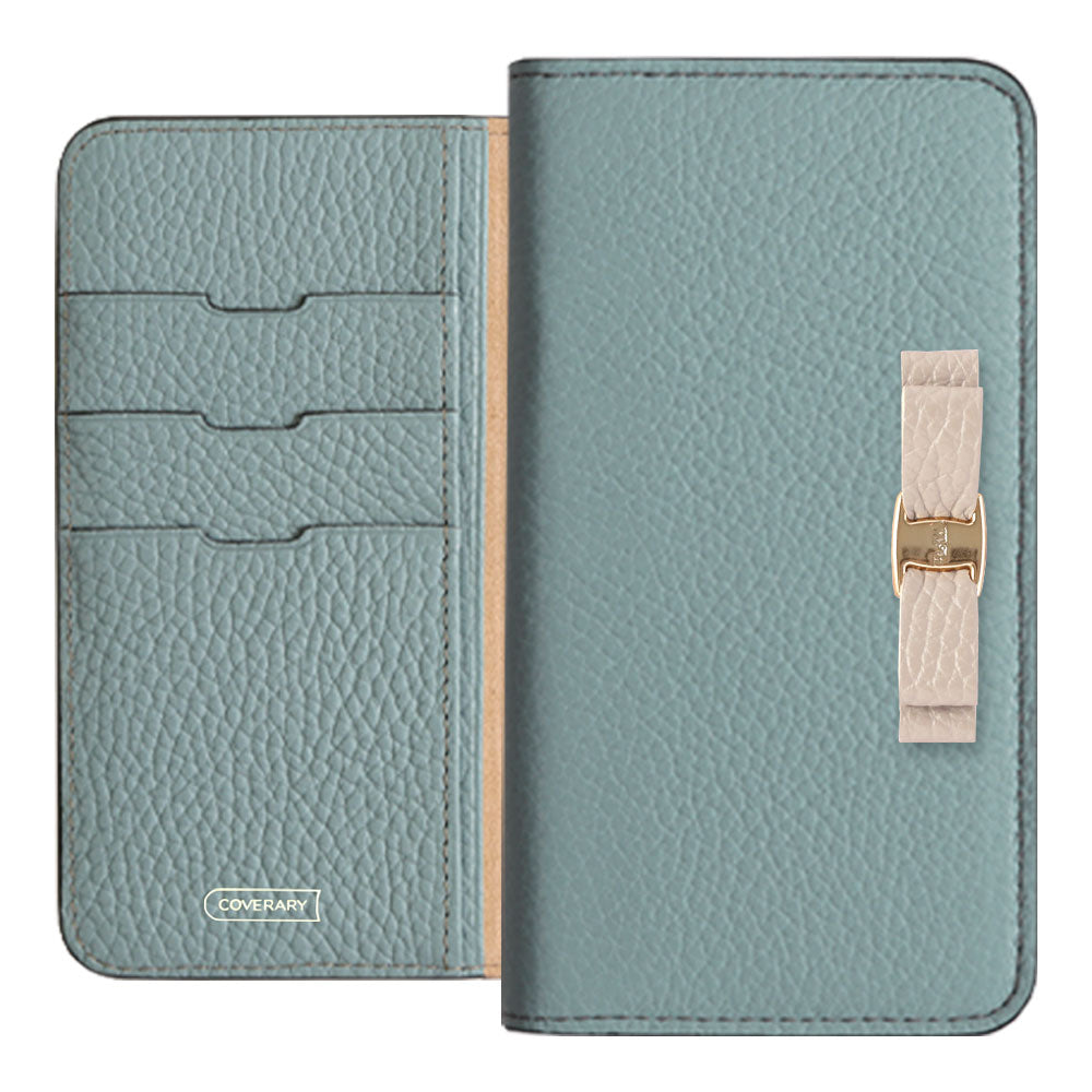 Genuine leather 32 colors Italian shrink leather simple ribbon decoration notebook-style case Google Pixel series