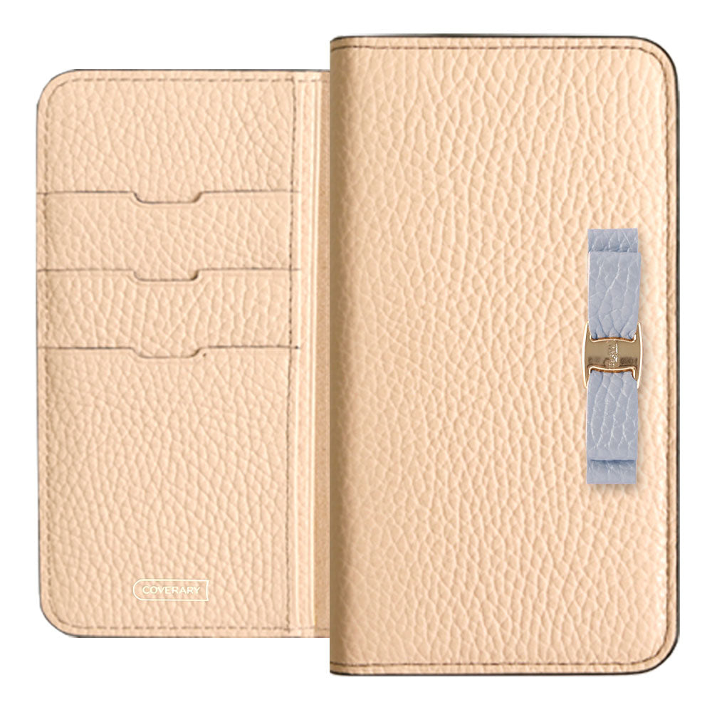 Genuine leather 32 colors Italian shrink leather simple ribbon decoration notebook-style case Google Pixel series