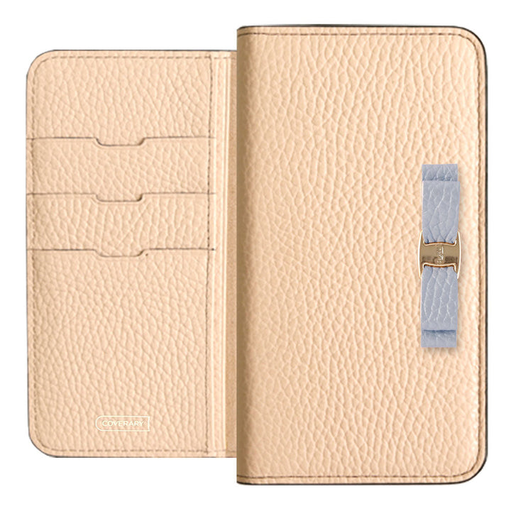 Genuine leather 32 colors Italian shrink leather simple ribbon decoration notebook-style case Google Pixel series