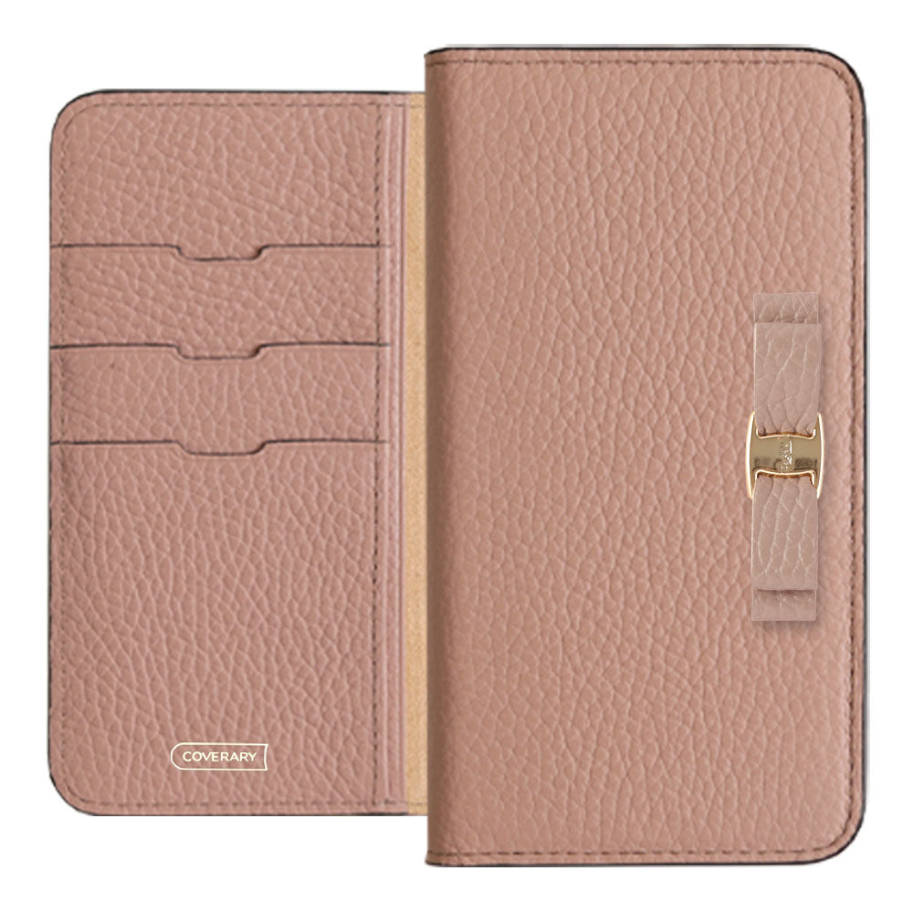 Genuine leather 32 colors Italian shrink leather simple ribbon decoration notebook-style case Google Pixel series