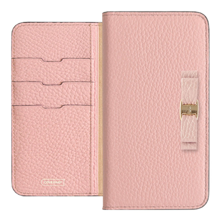 Genuine leather 32 colors Italian shrink leather simple ribbon decoration notebook-style case Google Pixel series