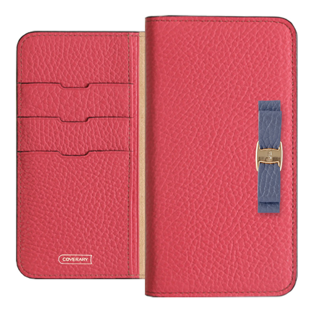 Genuine leather 32 colors Italian shrink leather simple ribbon decoration notebook-style case Google Pixel series