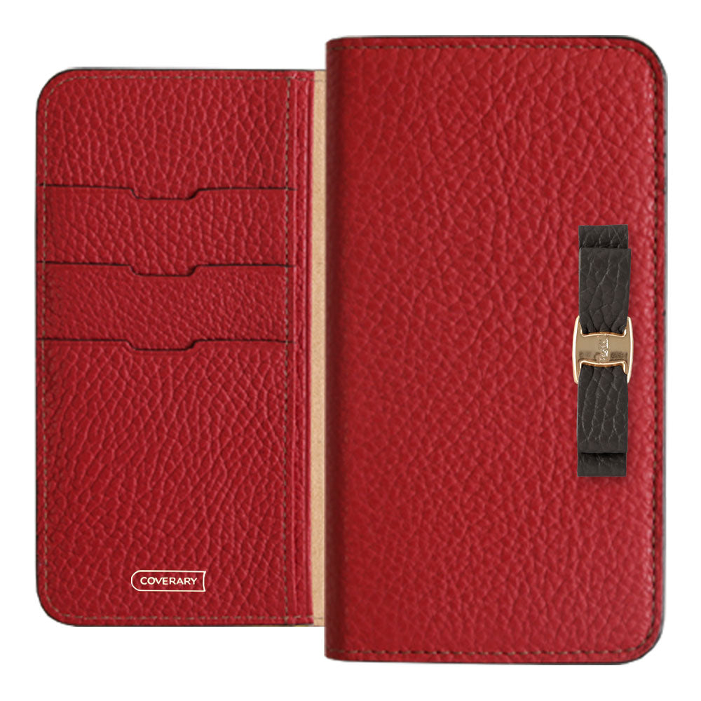 Genuine leather 32 colors Italian shrink leather simple ribbon decoration notebook-style case Google Pixel series