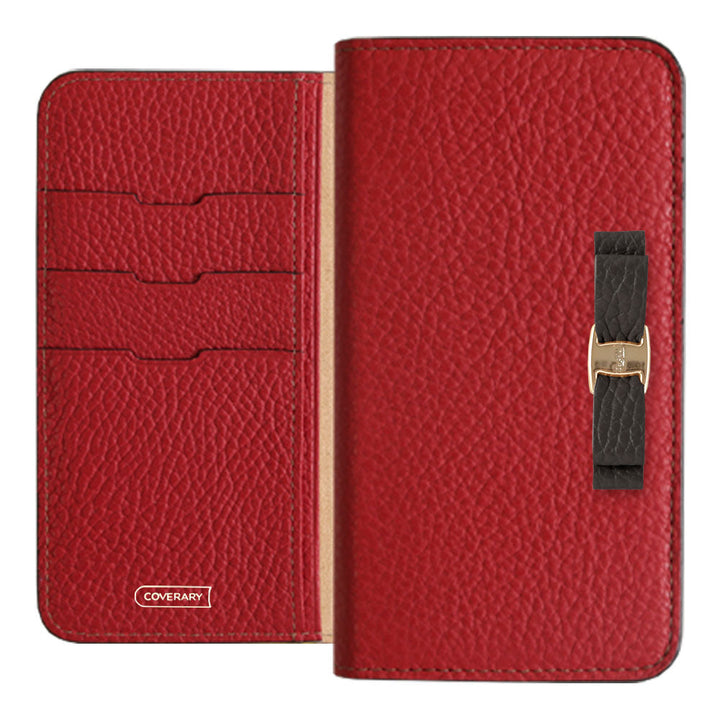 Genuine leather 32 colors Italian shrink leather simple ribbon decoration notebook-style case Google Pixel series