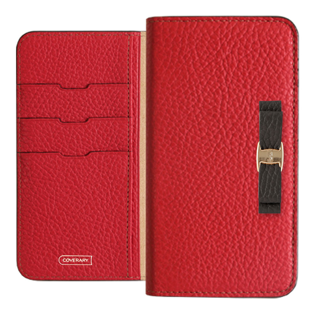 Genuine leather 32 colors Italian shrink leather simple ribbon decoration notebook-style case Google Pixel series