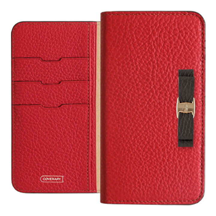 Genuine leather 32 colors Italian shrink leather simple ribbon decoration notebook-style case Google Pixel series