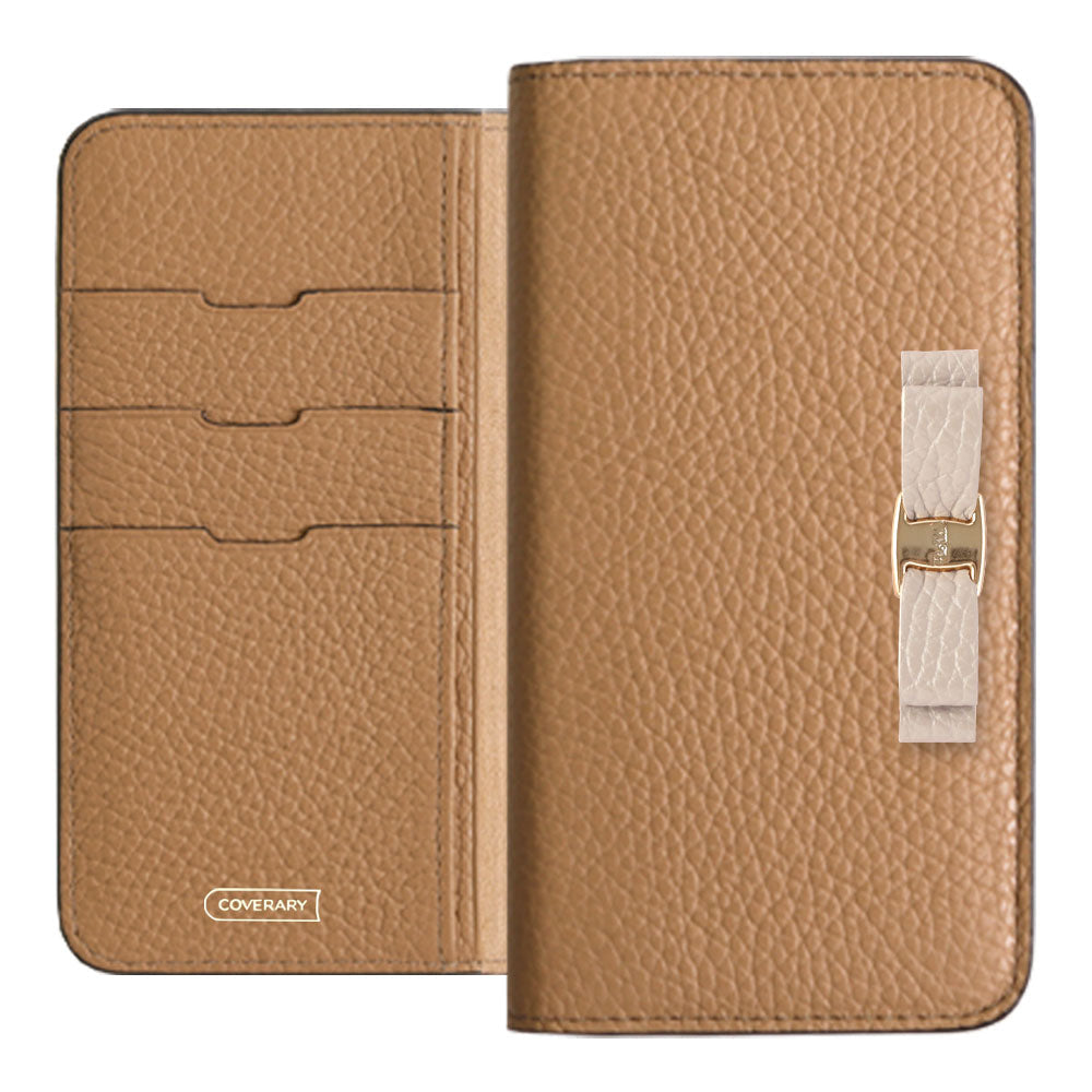 Genuine leather 32 colors Italian shrink leather simple ribbon decoration notebook-style case Google Pixel series