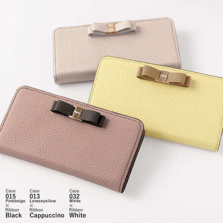 Genuine leather 32 colors Italian shrink leather simple ribbon decoration notebook-style case Google Pixel series