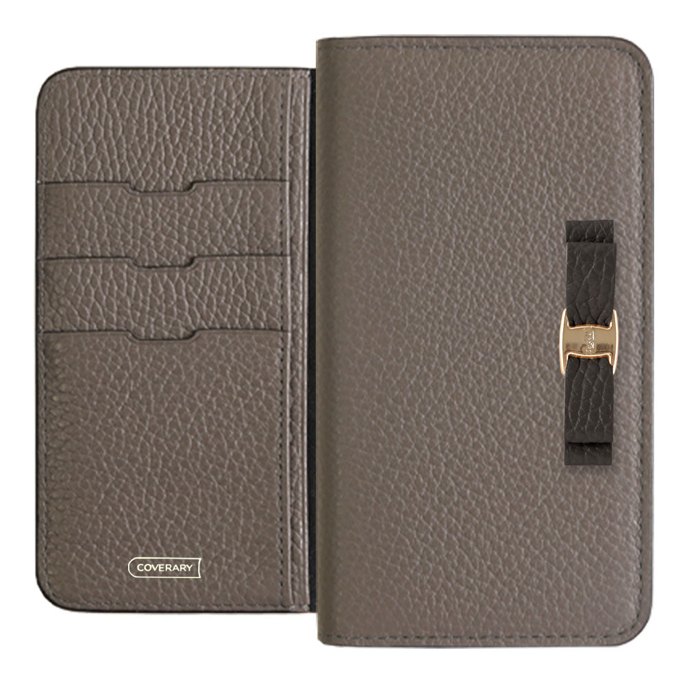 Genuine leather 32 colors Italian shrink leather simple ribbon decoration notebook-style case Google Pixel series