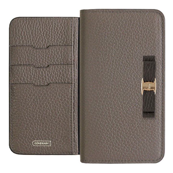 Genuine leather 32 colors Italian shrink leather simple ribbon decoration notebook-style case Google Pixel series