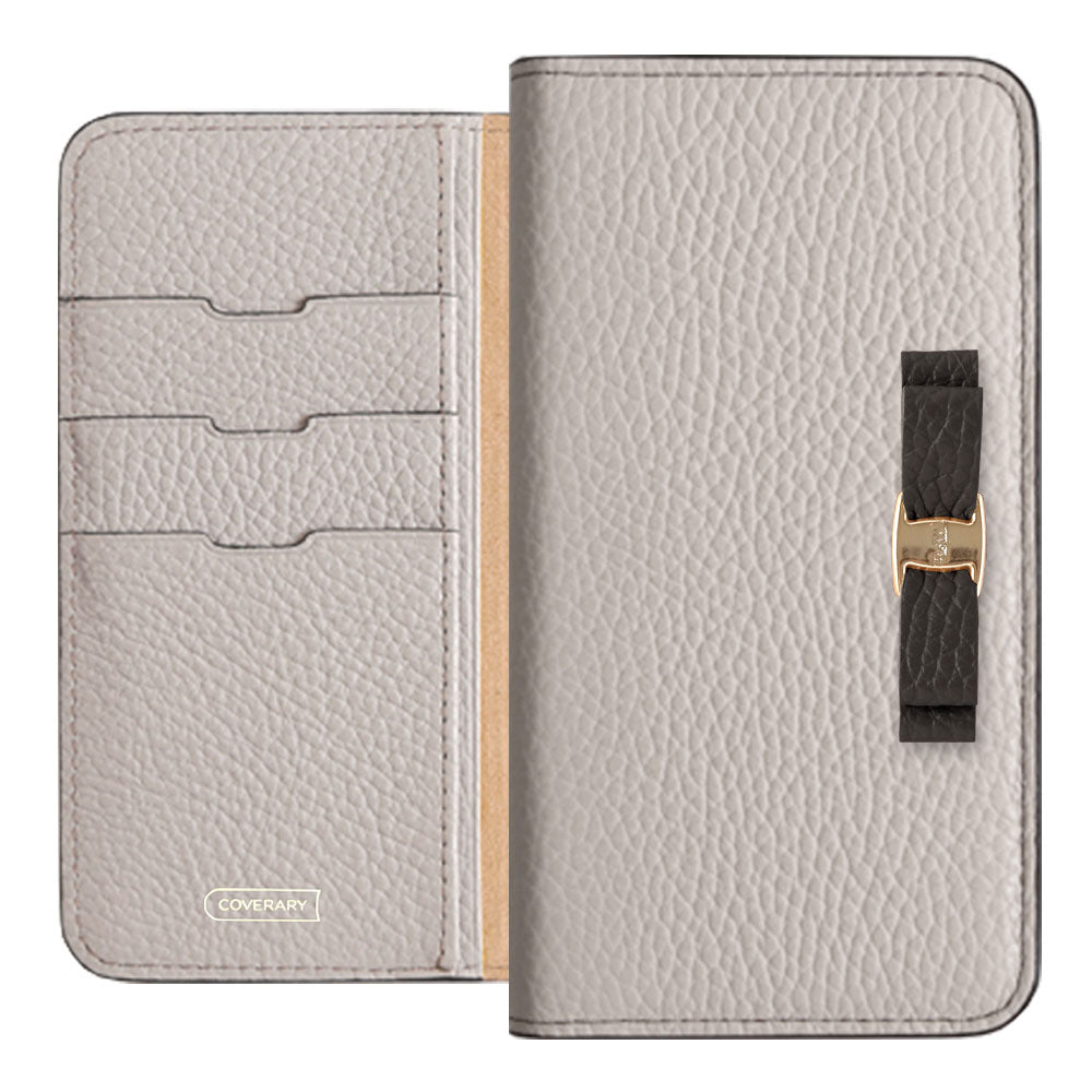 Genuine leather 32 colors Italian shrink leather simple ribbon decoration notebook-style case Google Pixel series