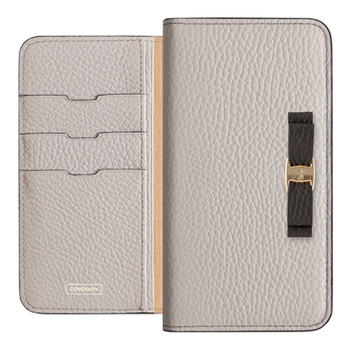 Genuine leather 32 colors Italian shrink leather simple ribbon decoration notebook-style case Google Pixel series