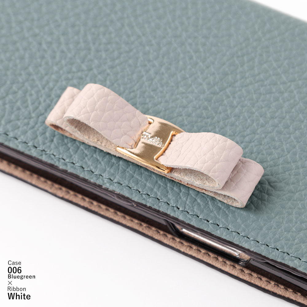 Genuine leather 32 colors Italian shrink leather simple ribbon decoration notebook-style case Google Pixel series