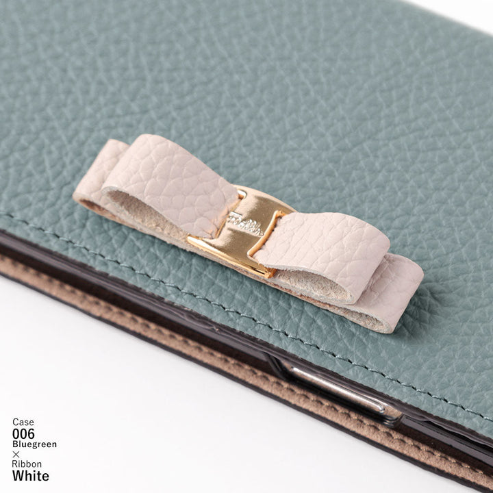 Genuine leather 32 colors Italian shrink leather simple ribbon decoration notebook-style case Google Pixel series