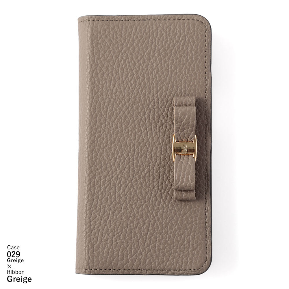 Genuine leather 32 colors Italian shrink leather simple ribbon decoration notebook-style case Google Pixel series