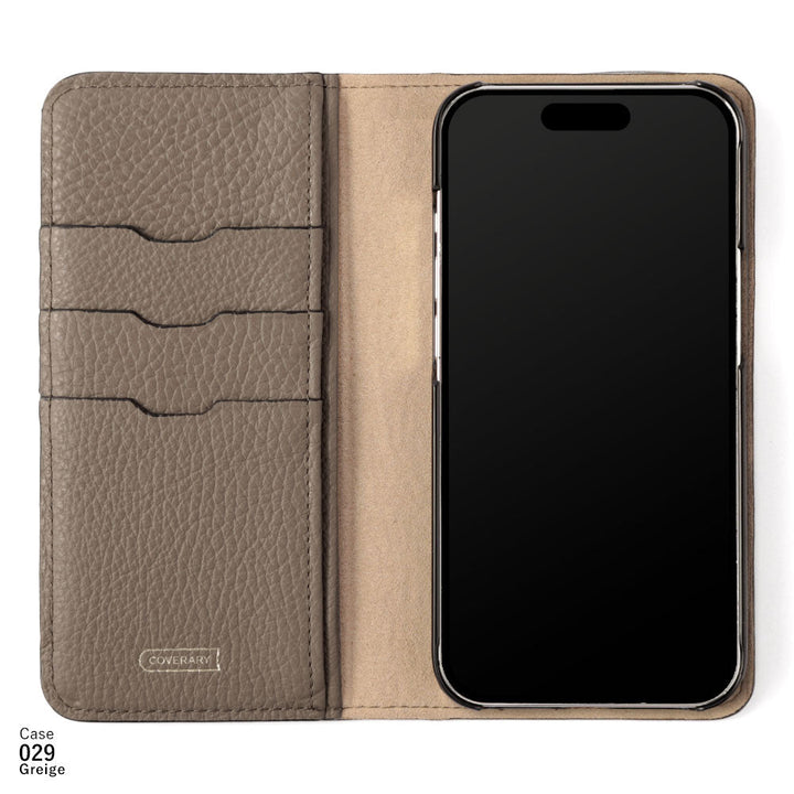 本革 32色 イタリアンシュリンクレザー シンプルリボンデコ 手帳型ケース Xperiaシリーズ