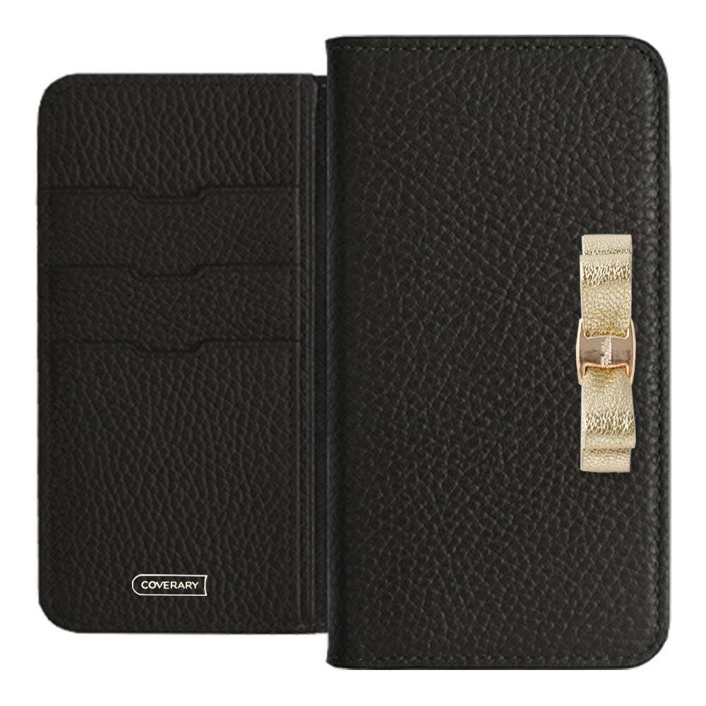 Genuine leather 32 colors Italian shrink leather foil leather ribbon decoration notebook-style case AQUOS series