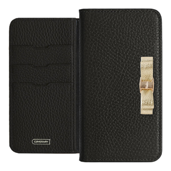 Genuine leather 32 colors Italian shrink leather foil leather ribbon decoration notebook-style case AQUOS series