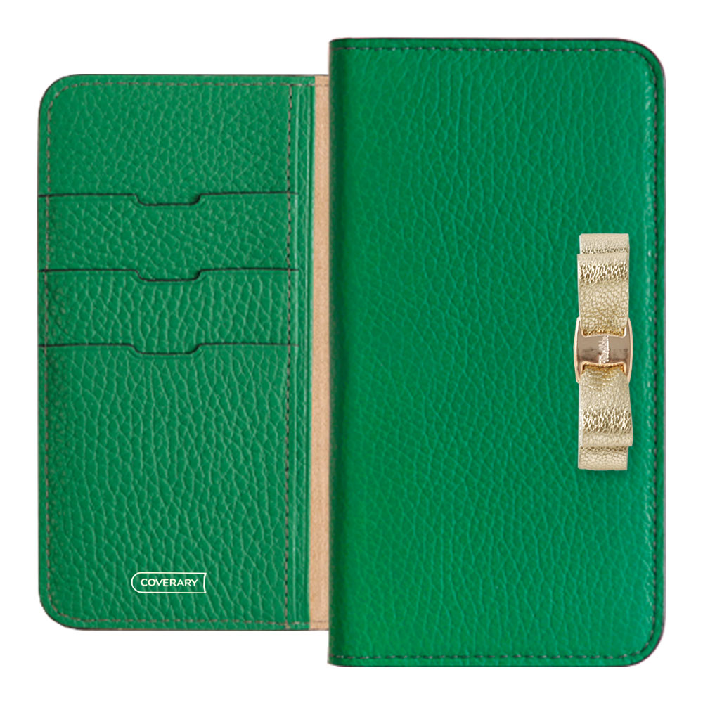 Genuine leather 32 colors Italian shrink leather foil leather ribbon decoration notebook-style case AQUOS series