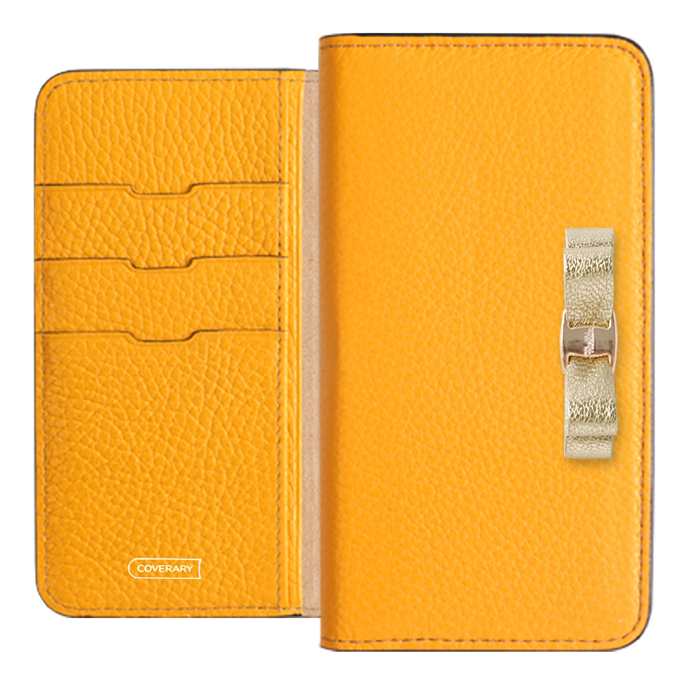 Genuine leather 32 colors Italian shrink leather foil leather ribbon decoration notebook-style case iPhone series