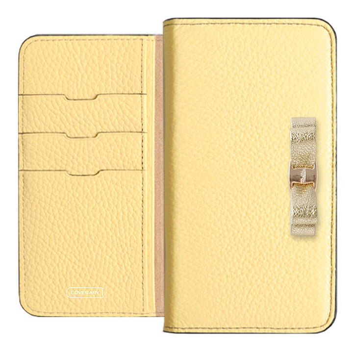 Genuine leather 32 colors Italian shrink leather foil leather ribbon decoration notebook-style case AQUOS series