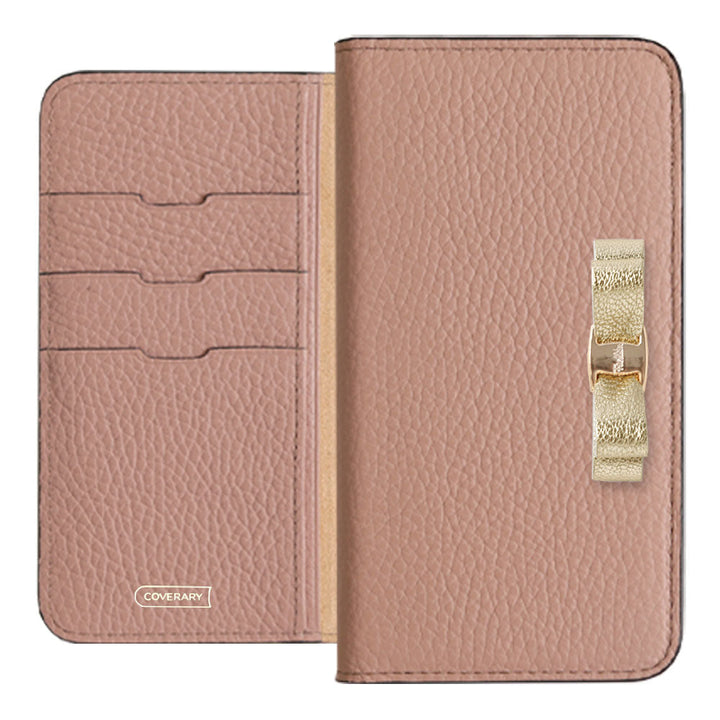 Genuine leather 32 colors Italian shrink leather foil leather ribbon decoration notebook-style case AQUOS series