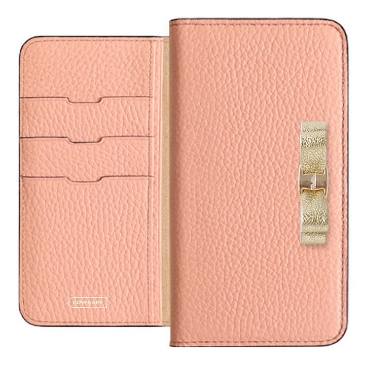 Genuine leather 32 colors Italian shrink leather foil leather ribbon decoration notebook-style case AQUOS series