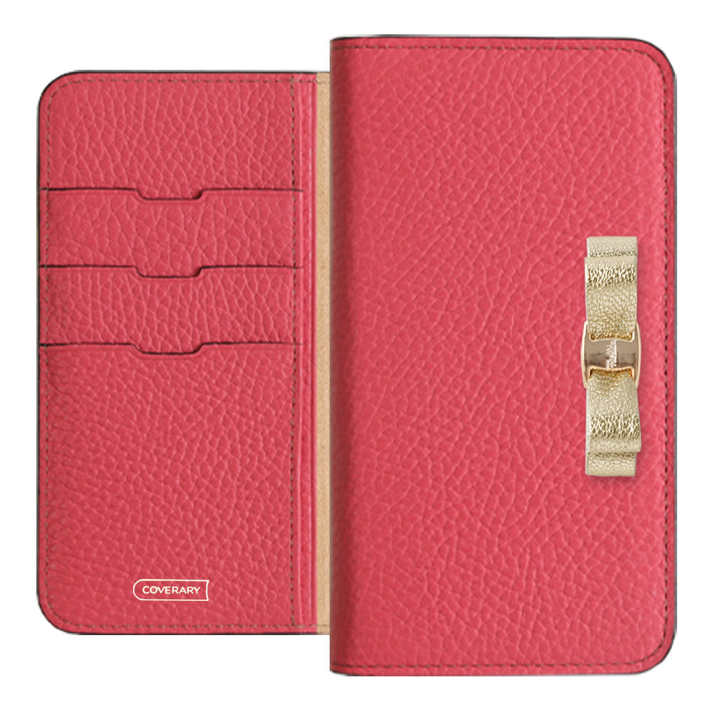 Genuine leather 32 colors Italian shrink leather foil leather ribbon decoration notebook-style case iPhone series