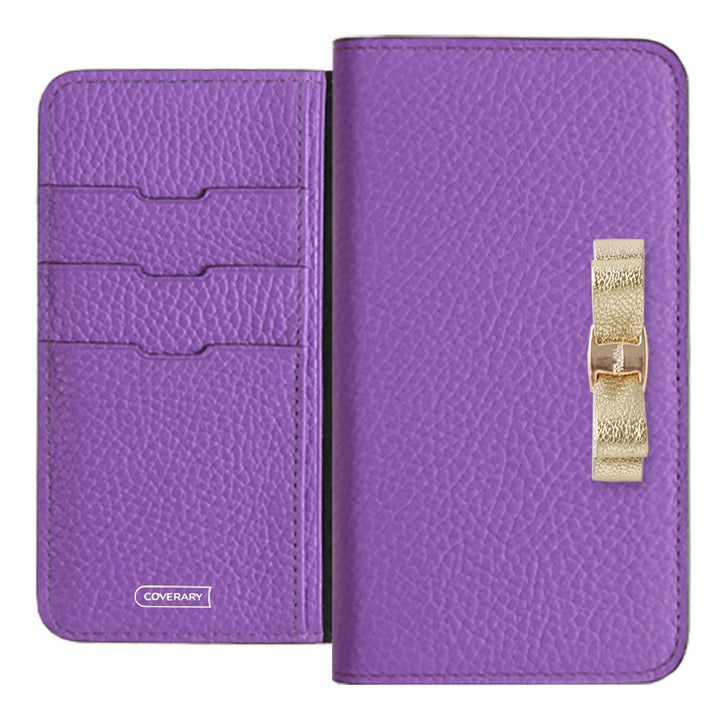 Genuine leather 32 colors Italian shrink leather foil leather ribbon decoration notebook-style case AQUOS series