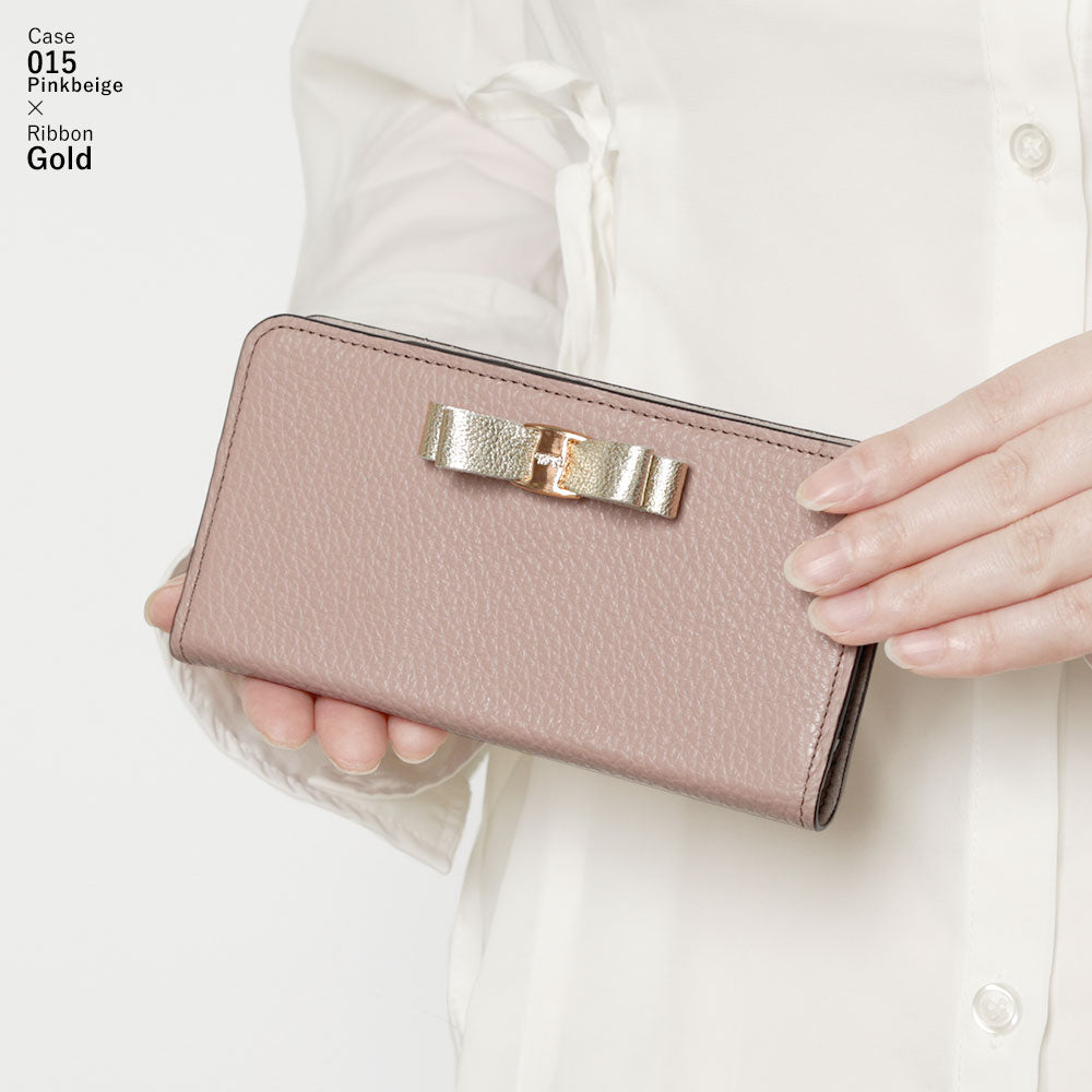 Genuine leather 32 colors Italian shrink leather foil leather ribbon decoration notebook-style case AQUOS series